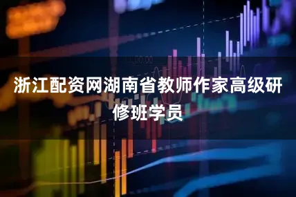 浙江配资网湖南省教师作家高级研修班学员